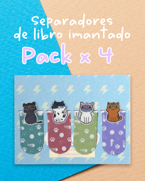 Pack x4 separadores magnético cat