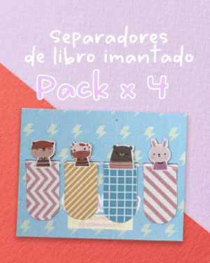 Mesa de trabajo 12 Pack x4 separadores magnético cute