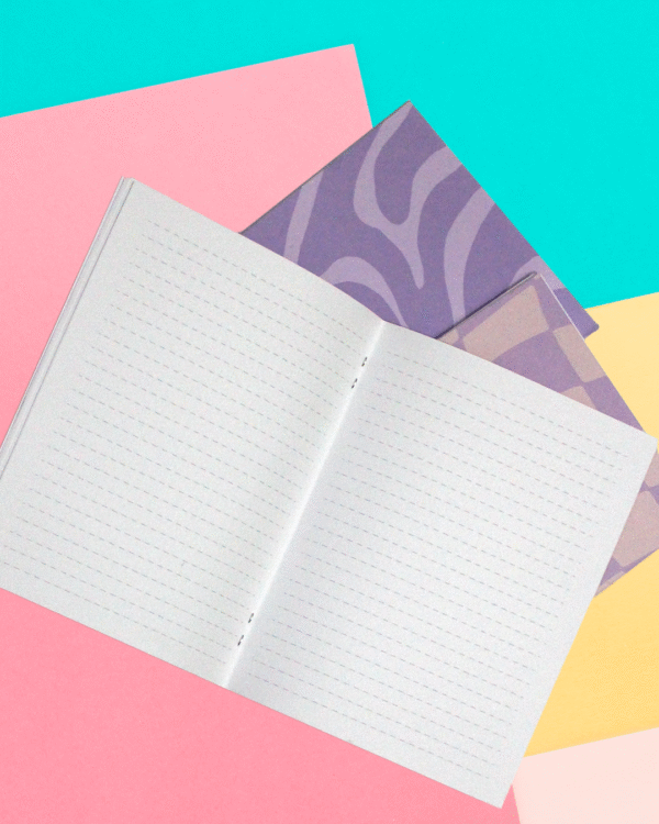 Mesa de trabajo 2 Pack x3 mini libretas Y2k