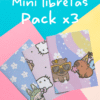 Pack x3 mini libretas TREND